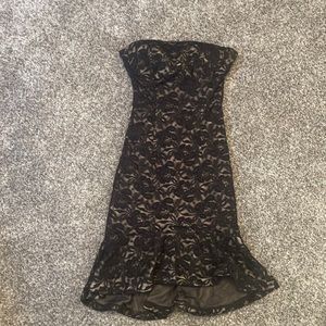 Black Bebe lace dress XXS